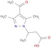 3-(4-Acetyl-3,5-dimethyl-1H-pyrazol-1-yl)butanoic acid