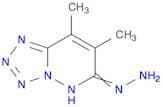 Tetrazolo[1,5-b]pyridazin-6(5H)-one, 7,8-dimethyl-, hydrazone