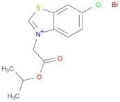 Benzothiazolium, 6-chloro-3-[2-(1-methylethoxy)-2-oxoethyl]-, bromide
