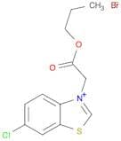 Benzothiazolium, 6-chloro-3-(2-oxo-2-propoxyethyl)-, bromide