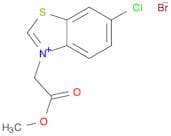 Benzothiazolium, 6-chloro-3-(2-methoxy-2-oxoethyl)-, bromide
