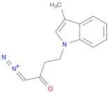 2-Butanone, 1-diazo-4-(3-methyl-1H-indol-1-yl)-