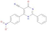 6-(4-Nitrophenyl)-4-oxo-2-phenyl-1,4-dihydropyrimidine-5-carbonitrile