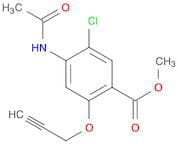 Methyl 5-chloro-4-acetamido-2-(prop-2-yn-1-yloxy)benzoate