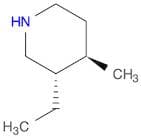 Piperidine, 3-ethyl-4-methyl-, trans-