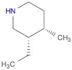 Piperidine, 3-ethyl-4-methyl-, cis-