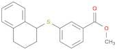 Benzoic acid, 3-[(1,2,3,4-tetrahydro-1-naphthalenyl)thio]-, methyl ester