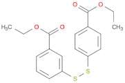 Benzoic acid, 3-[[4-(ethoxycarbonyl)phenyl]dithio]-, ethyl ester