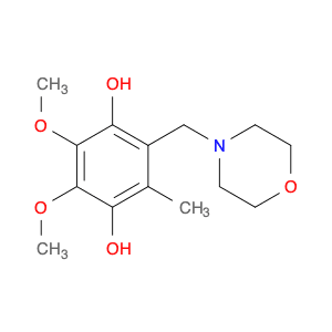 1,4-Benzenediol, 2,3-dimethoxy-5-methyl-6-(4-morpholinylmethyl)-