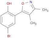 Phenol, 4-bromo-2-(3,4-dimethyl-5-isoxazolyl)-