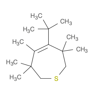 Thiepin, 4-(1,1-dimethylethyl)-2,3,6,7-tetrahydro-3,3,5,6,6-pentamethyl-