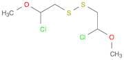 Disulfide, bis(2-chloro-2-methoxyethyl)
