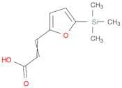 2-Propenoic acid, 3-[5-(trimethylsilyl)-2-furanyl]-