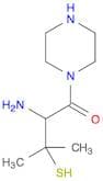 Piperazine, 1-(2-amino-3-mercapto-3-methyl-1-oxobutyl)-