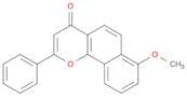 4H-Naphtho[1,2-b]pyran-4-one, 7-methoxy-2-phenyl-