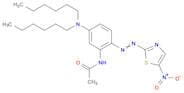 Acetamide, N-[5-(dihexylamino)-2-[(5-nitro-2-thiazolyl)azo]phenyl]-