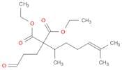 Propanedioic acid, (1,5-dimethyl-4-hexenyl)(3-oxopropyl)-, diethyl ester