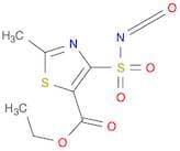 5-Thiazolecarboxylic acid, 4-(isocyanatosulfonyl)-2-methyl-, ethyl ester