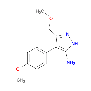 3-(Methoxymethyl)-4-(4-methoxyphenyl)-1h-pyrazol-5-amine