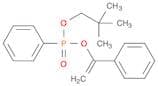 Phosphonic acid, phenyl-, 2,2-dimethylpropyl 1-phenylethenyl ester