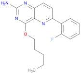 Pyrido[3,2-d]pyrimidin-2-amine, 6-(2-fluorophenyl)-4-(pentyloxy)-