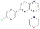 Pyrido[3,2-d]pyrimidine, 6-(4-chlorophenyl)-4-(4-morpholinyl)-