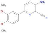 2-Pyridinecarbonitrile, 3-amino-6-(3,4-dimethoxyphenyl)-