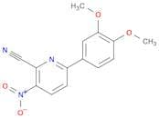 2-Pyridinecarbonitrile, 6-(3,4-dimethoxyphenyl)-3-nitro-