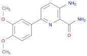 2-Pyridinecarboxamide, 3-amino-6-(3,4-dimethoxyphenyl)-