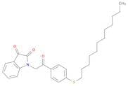1H-Indole-2,3-dione, 1-[2-[4-(dodecylthio)phenyl]-2-oxoethyl]-