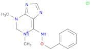 1H-Purinium, 1,3-dimethyl-6-[(phenylmethoxy)amino]-, chloride