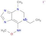 1H-Purinium, 1-ethyl-6-(methoxyamino)-3-methyl-, iodide