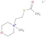 Morpholinium, 4-[2-(acetylthio)ethyl]-4-methyl-, iodide