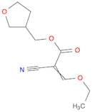 2-Propenoic acid, 2-cyano-3-ethoxy-, (tetrahydro-3-furanyl)methyl ester