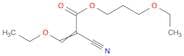 2-Propenoic acid, 2-cyano-3-ethoxy-, 3-ethoxypropyl ester