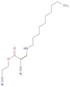 2-Propenoic acid, 2-cyano-3-(decylamino)-, 2-cyanoethyl ester
