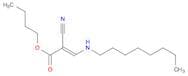2-Propenoic acid,2-cyano-3-(octylamino)-, butyl ester