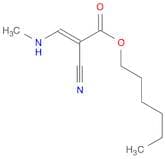 HEXYL (E)-2-CYANO-3-METHYLAMINO-PROP-2-ENOATE