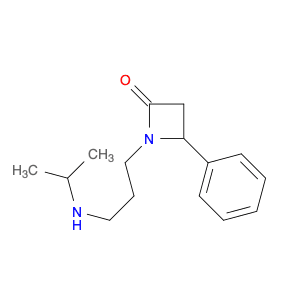 2-Azetidinone, 1-[3-[(1-methylethyl)amino]propyl]-4-phenyl-