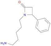 2-Azetidinone, 1-(5-aminopentyl)-4-phenyl-