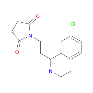 2,5-Pyrrolidinedione, 1-[2-(7-chloro-3,4-dihydro-1-isoquinolinyl)ethyl]-