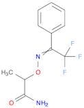 Propanamide, 2-[[(2,2,2-trifluoro-1-phenylethylidene)amino]oxy]-