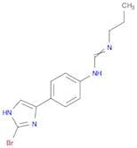 Methanimidamide, N-[4-(2-bromo-1H-imidazol-4-yl)phenyl]-N'-propyl-