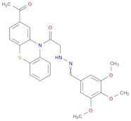 Benzaldehyde,3,4,5-trimethoxy-, 2-[2-(2-acetyl-10H-phenothiazin-10-yl)-2-oxoethyl]hydrazone