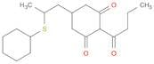1,3-Cyclohexanedione, 5-[2-(cyclohexylthio)propyl]-2-(1-oxobutyl)-