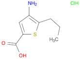 2-Thiophenecarboxylic acid, 4-amino-5-propyl-, hydrochloride