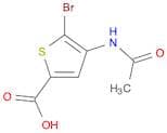 2-Thiophenecarboxylic acid, 4-(acetylamino)-5-bromo-