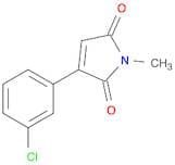 1H-Pyrrole-2,5-dione, 3-(3-chlorophenyl)-1-methyl-