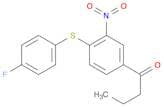 1-Butanone, 1-[4-[(4-fluorophenyl)thio]-3-nitrophenyl]-