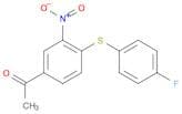 Ethanone, 1-[4-[(4-fluorophenyl)thio]-3-nitrophenyl]-